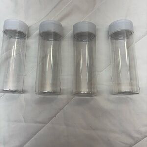 NWT set of 4 Clear Water Tumblers 16 fl oz